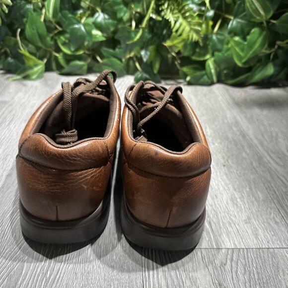 SAS Bout Time Mens Size US 9.5 W Brown Leather Tripad Orthopedic Walking Shoes main image 2